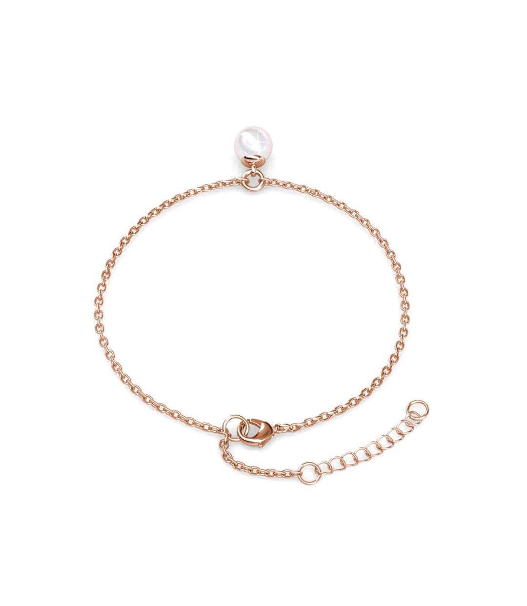 Bracelet Crystal Pearl - Or Rosé et Cristal