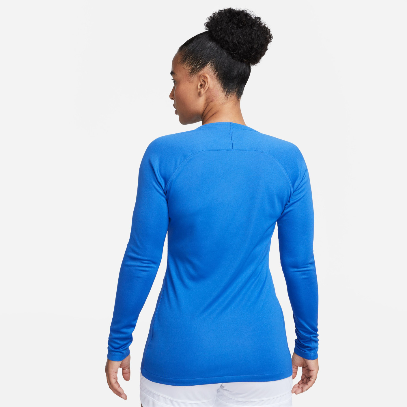 Nike Dri-Fit Park Ondershirt Lange Mouwen Dames Blauw Wit