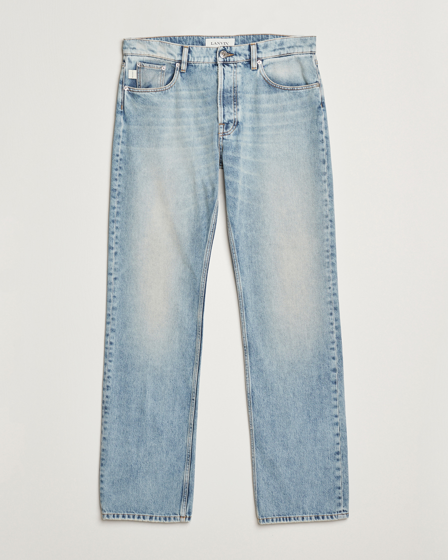 Lanvin Straight Leg Jeans Light Blue Wash