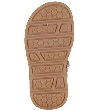Pom Pom Sandalen - sportlich Klettband - Rose