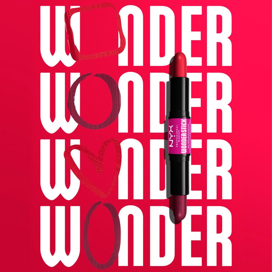 NYX Professional MakeupWonder Stick Dual-Ended Cream Blush Stick 05 Bright Amber + Fuchsia 4g