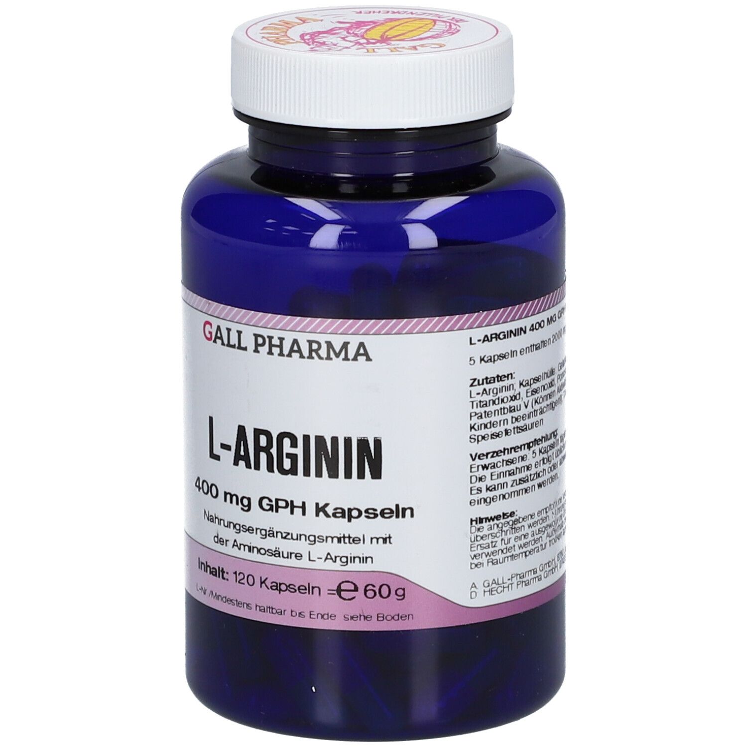 GALL PHARMA L-Arginin 400 mg
