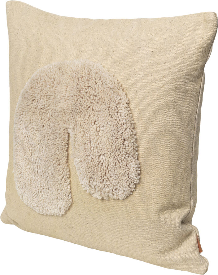 ferm LIVING Lay Cushion - Sand/Off-white Sand / off-white