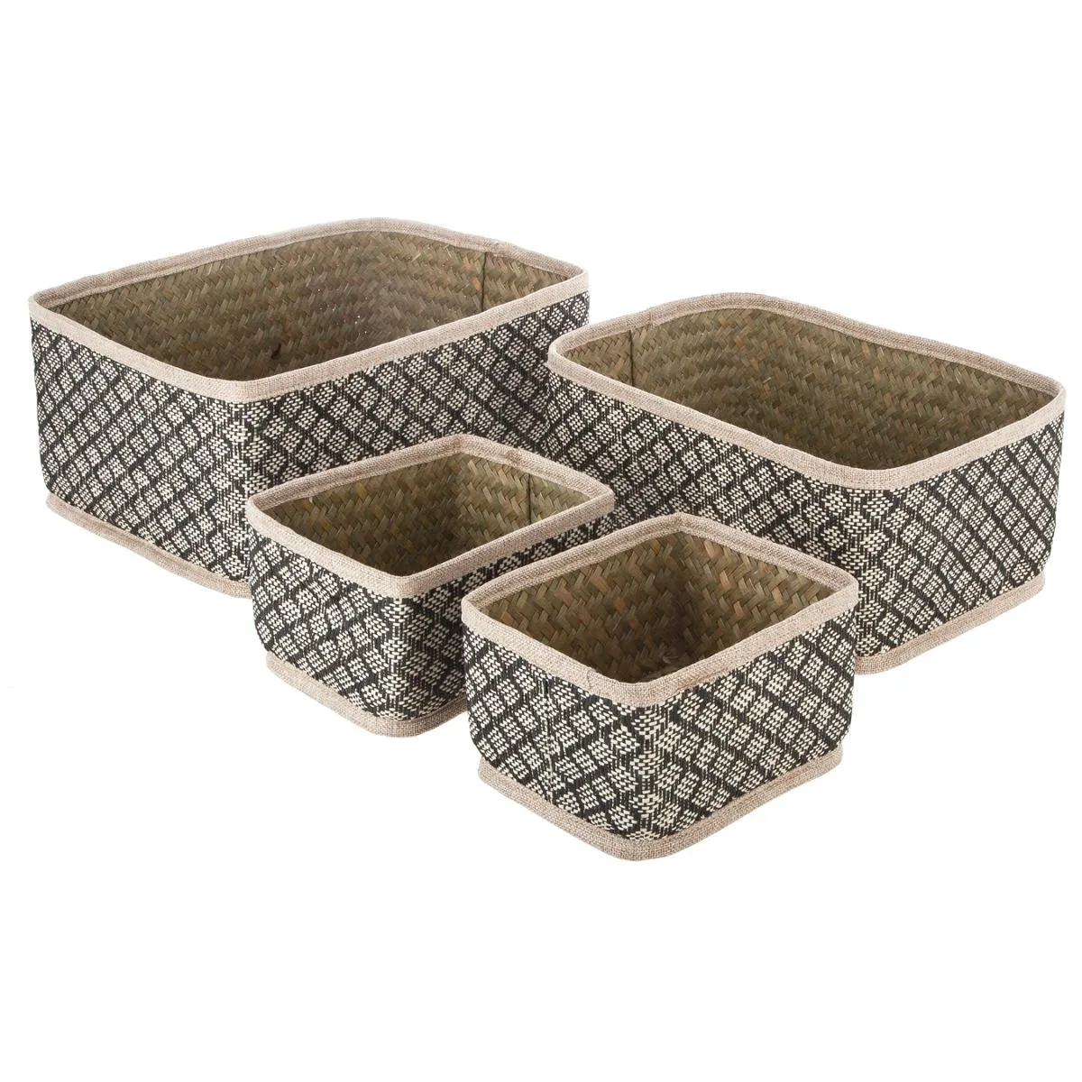 Atmosphera, Createur D'Interieur Atmosphera Paniers Osier - Lot de 4