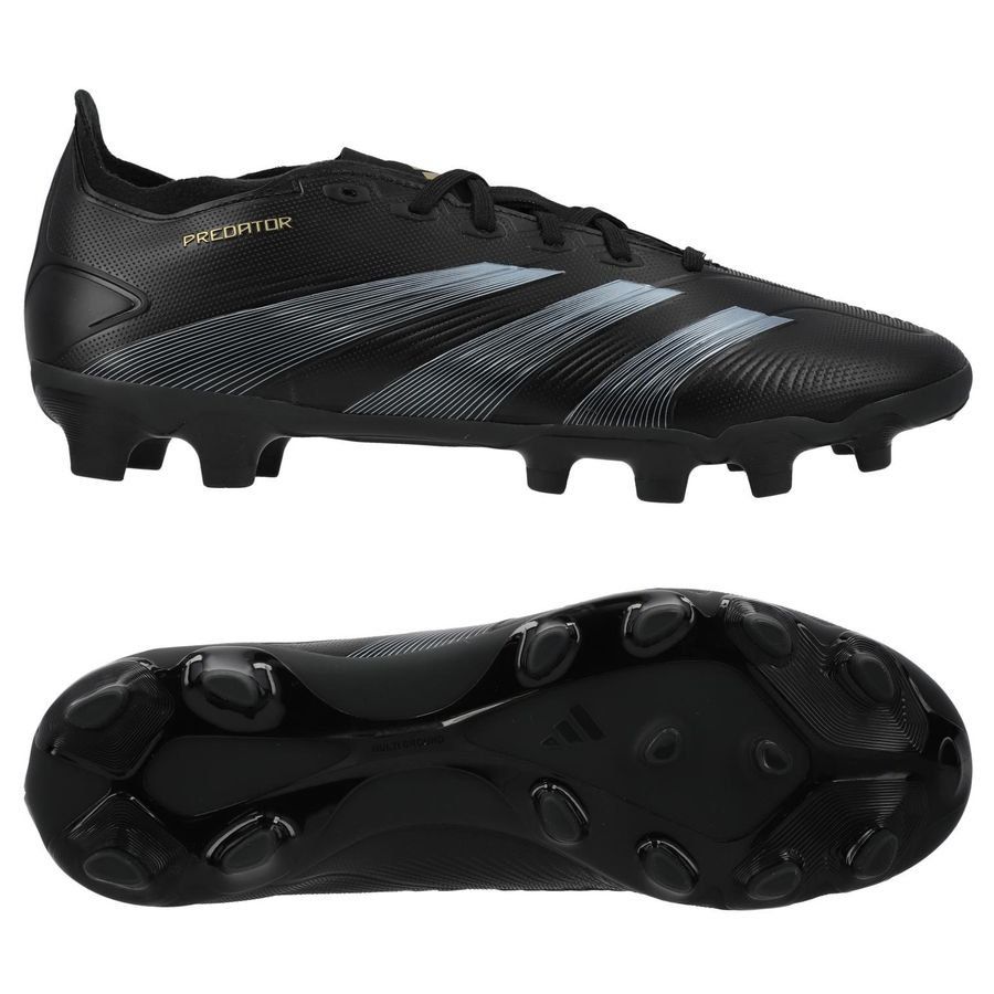 adidas Predator League MG Dark Spark - Noir/Gris/Doré