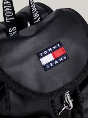 Mochila com aba e logotipo Heritage