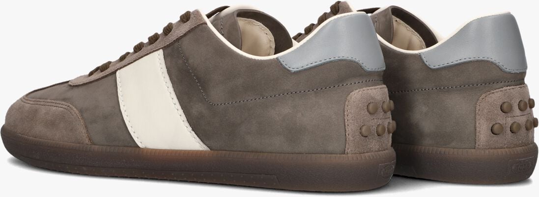 bruine tod's lage sneakers all. cassetta leggera 68c