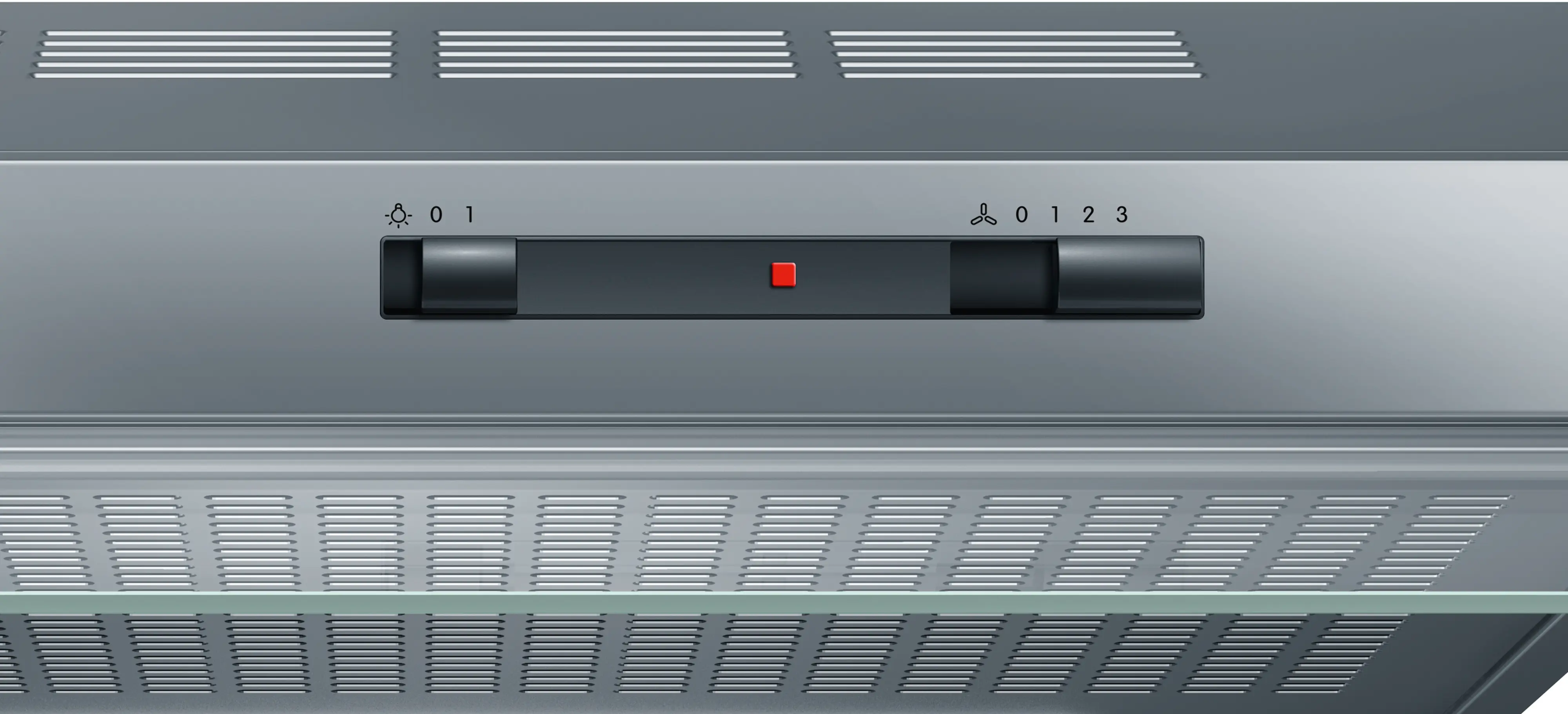 Serie 2 Onderbouw afzuigkap 60 cm Roestvrij staal