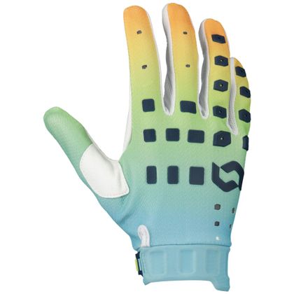 Gants cross Scott PODIUM PRO 2024 - Bleu / Orange