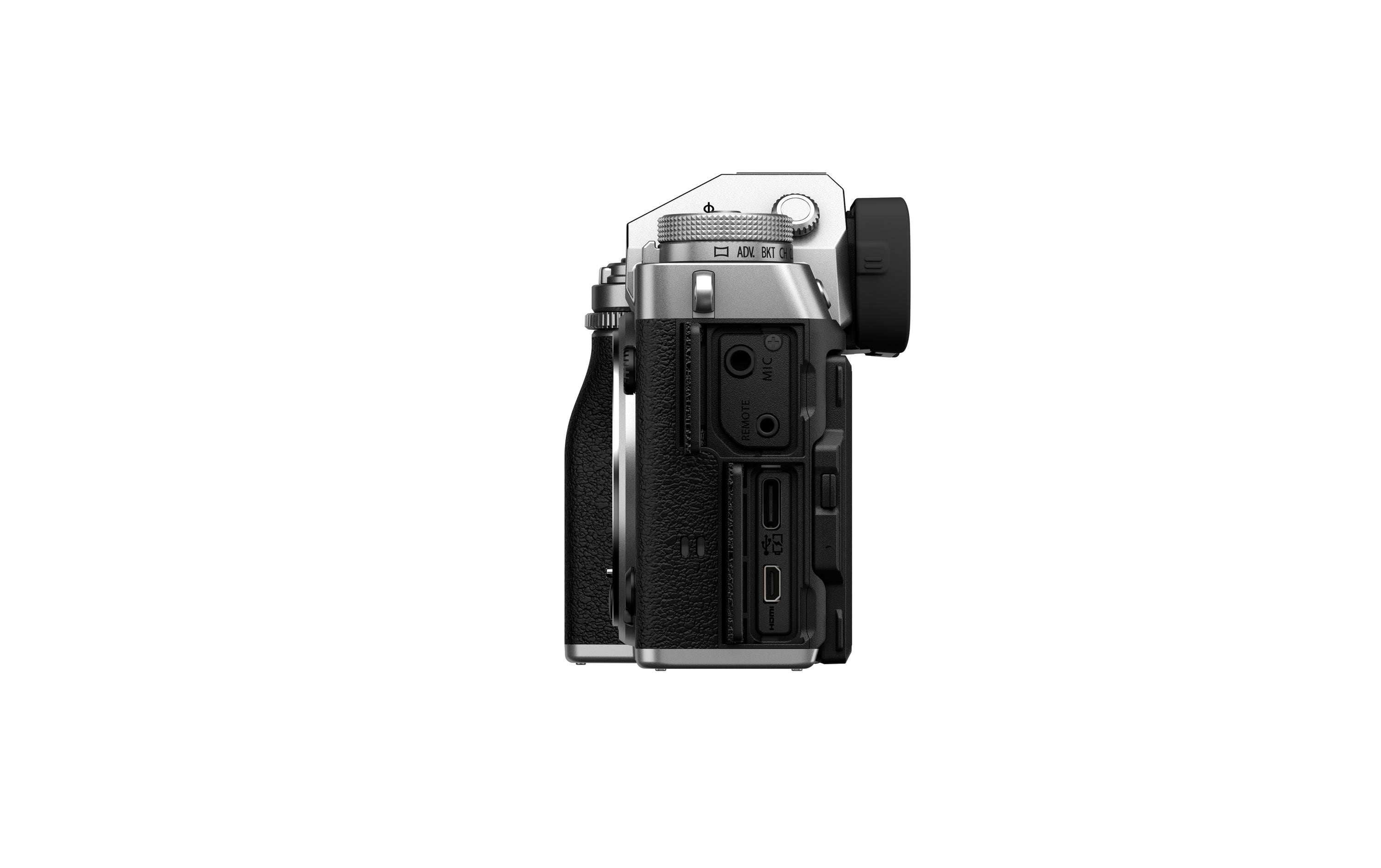 Fotokamera X-T5 Body Silber<br>Spiegellose Systemkamera mit 40.2 Megapixel-Sensor und integriertem Fünf-Achsen-Bildstabilisator