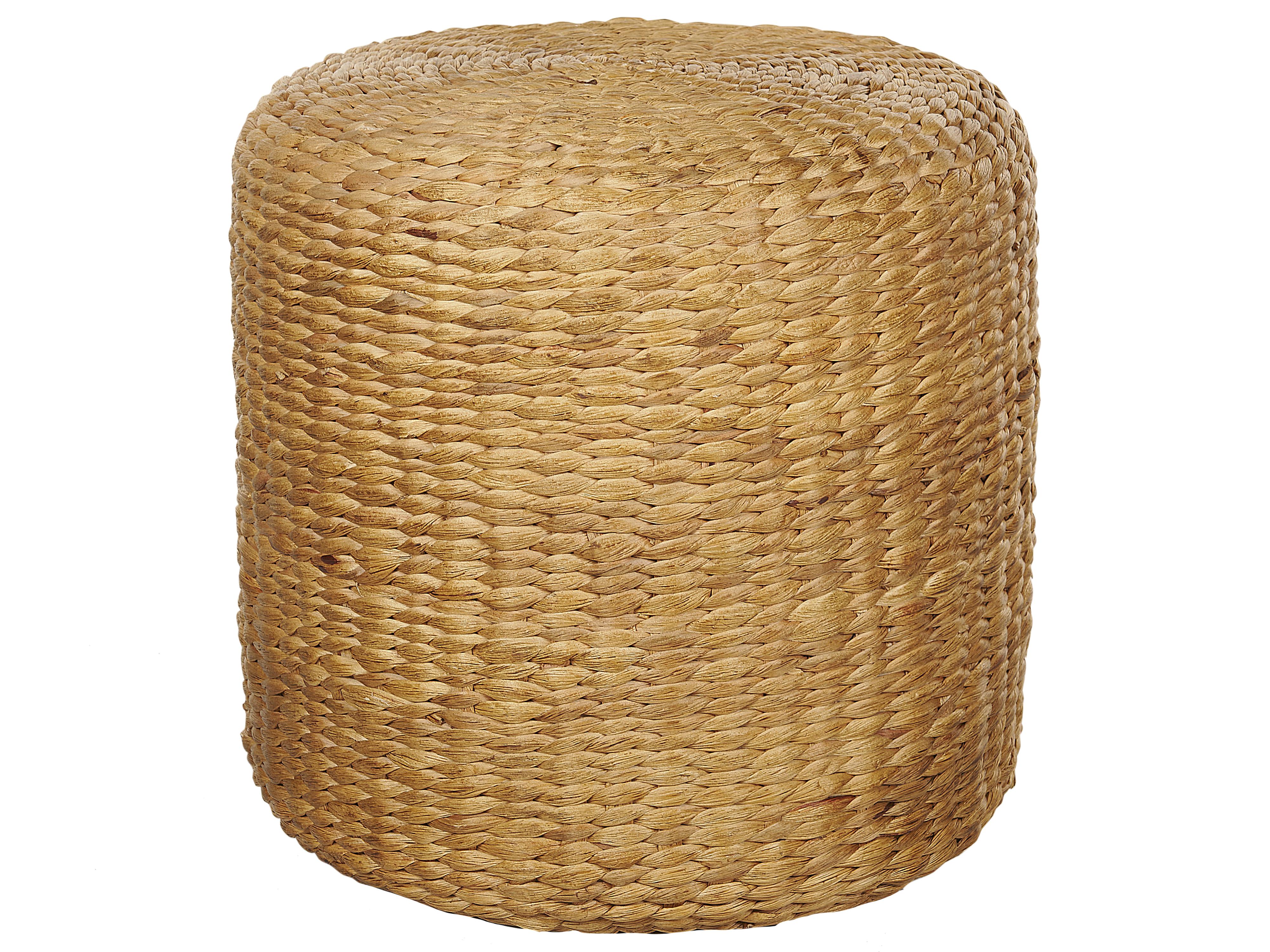Poef BICHIR Waterhyacinth Beige