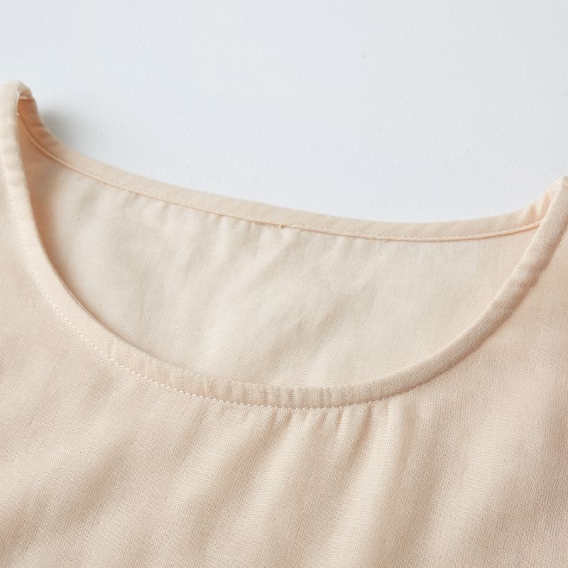 Finlies - Matching pyjamatop met ronde hals en lange mouwen voor koppels