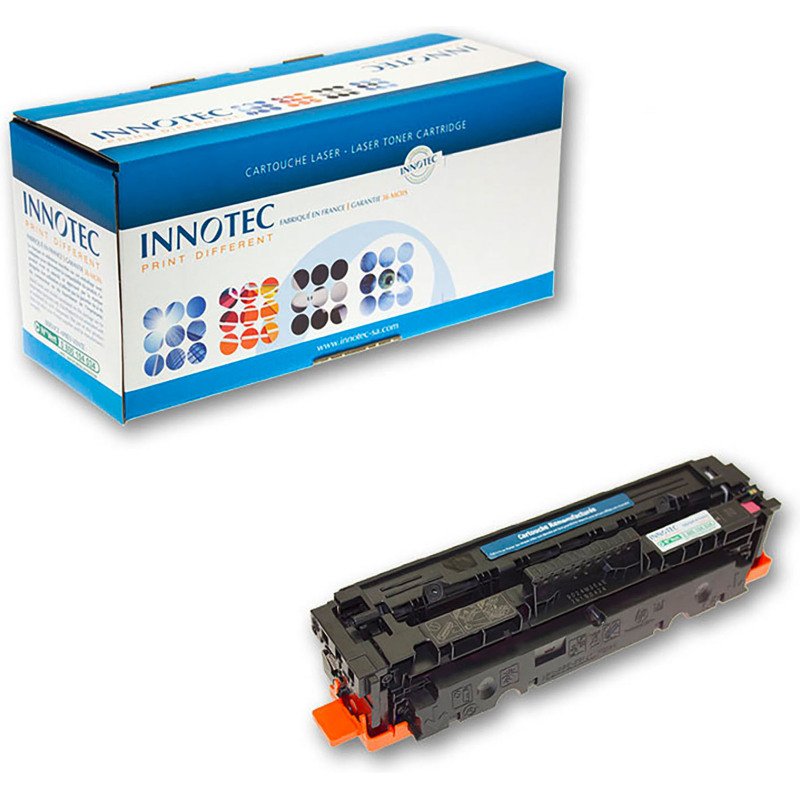 Toners Innotec compatibles CANON 055 couleurs séparées pour imprimante laser