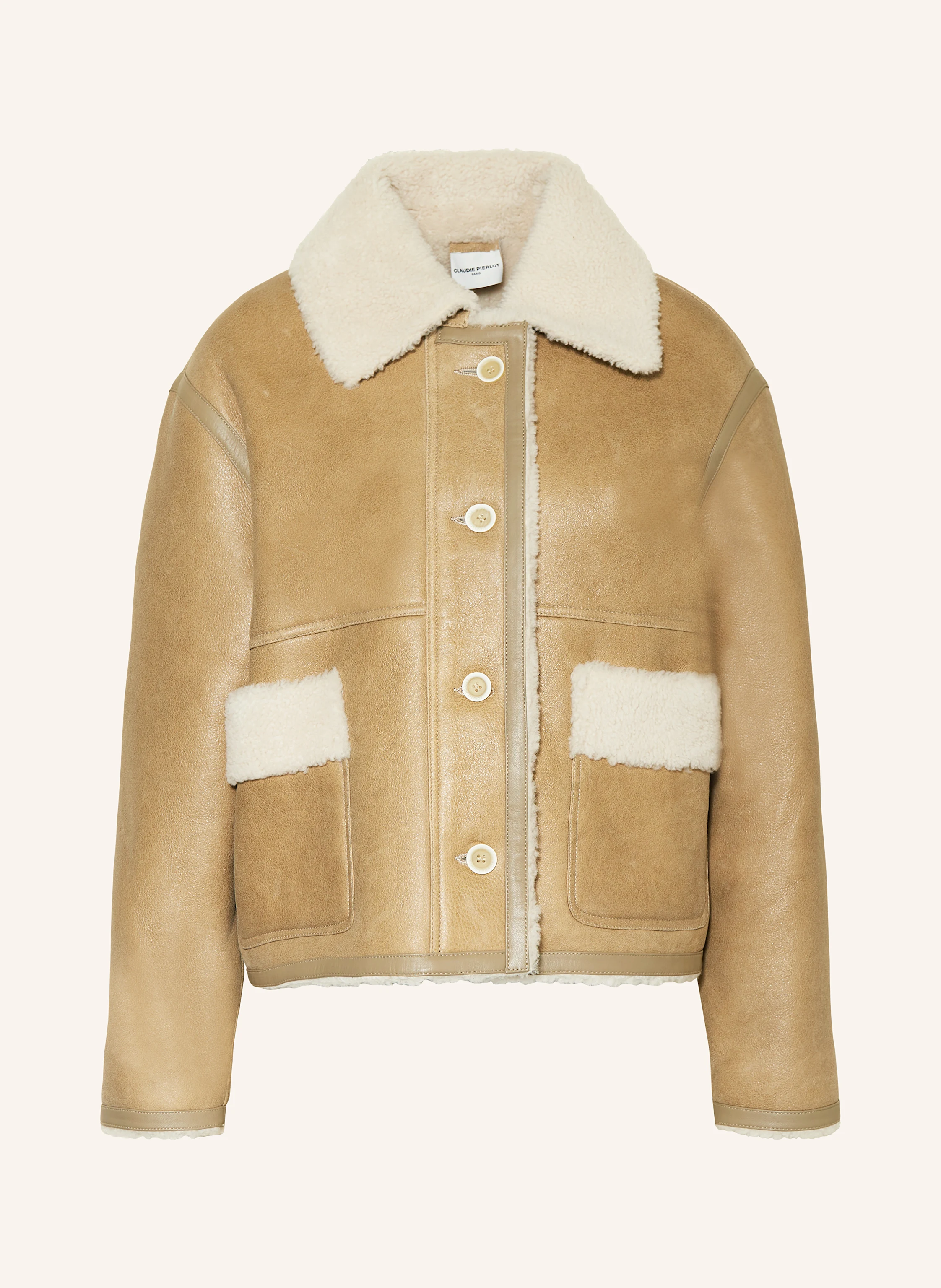 CLAUDIE PIERLOT Lederjacke