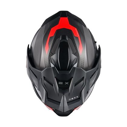 Casque Nexx X.LIFECOUNTRY - TERRA - Gris / Rouge