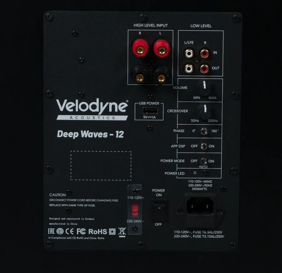 Velodyne Deep Wave 12 Caissons de basses