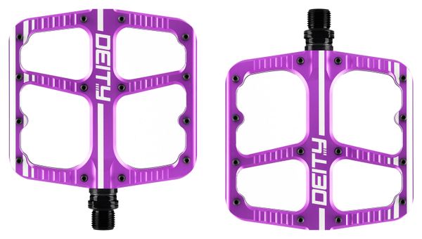 Paire de Pédales Plates Deity Flat Trak Violet