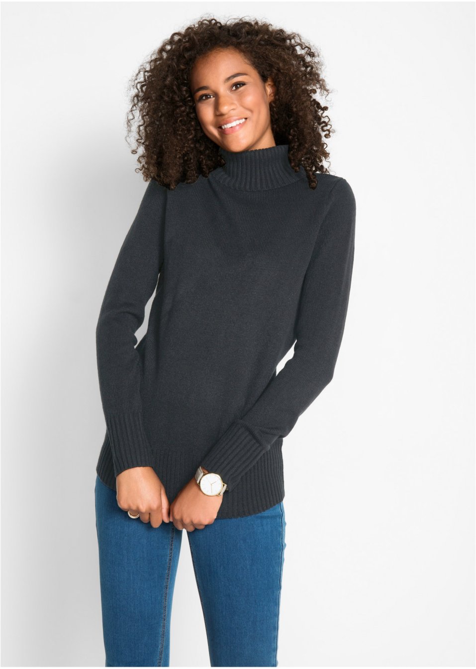Pull à col roulé