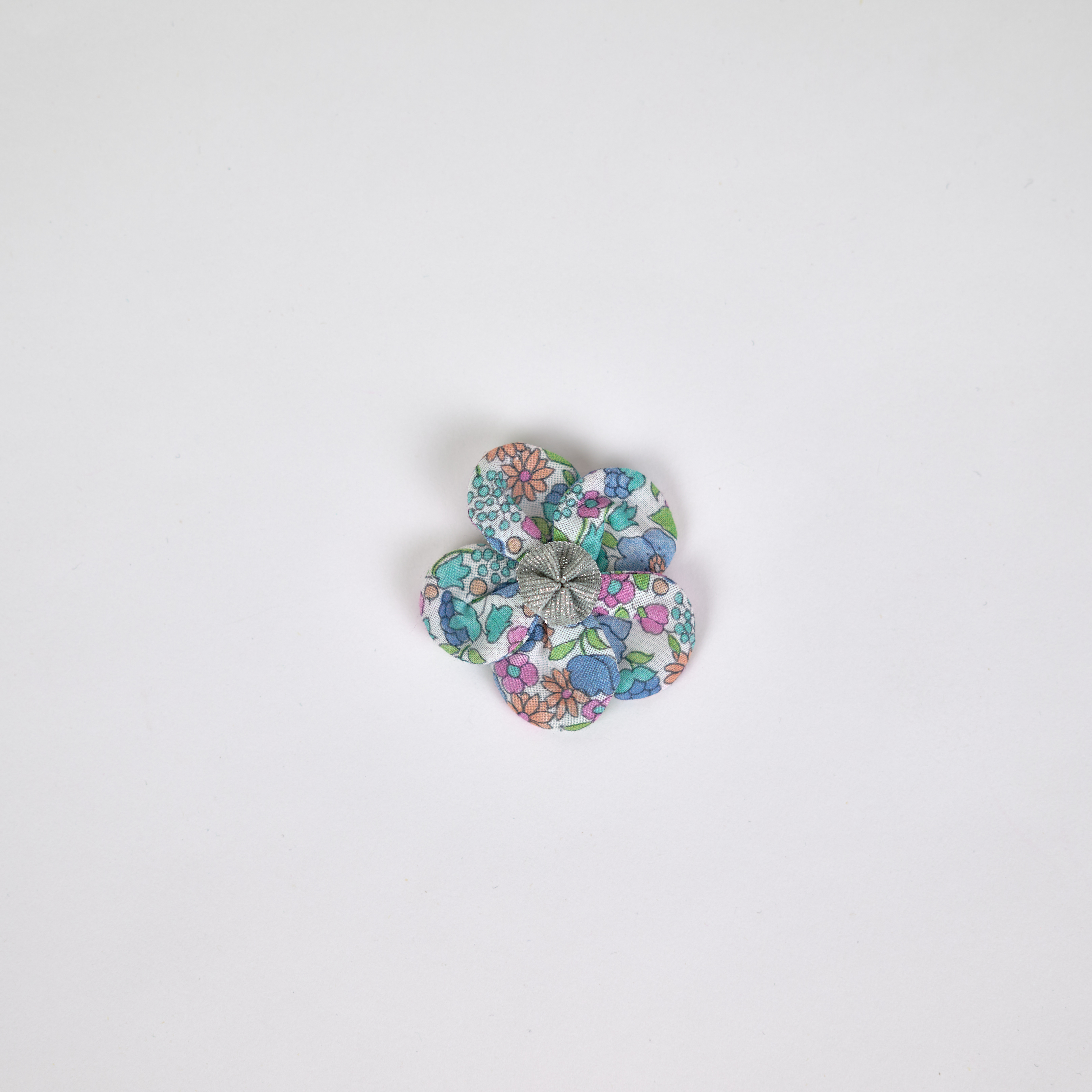 Mini Barrette Pétales De Fleur Pastel Fleuri