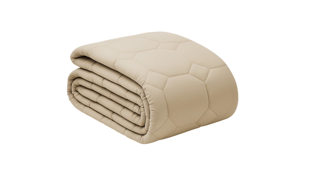 HappyBed Taupe - dekbed zonder overtrek