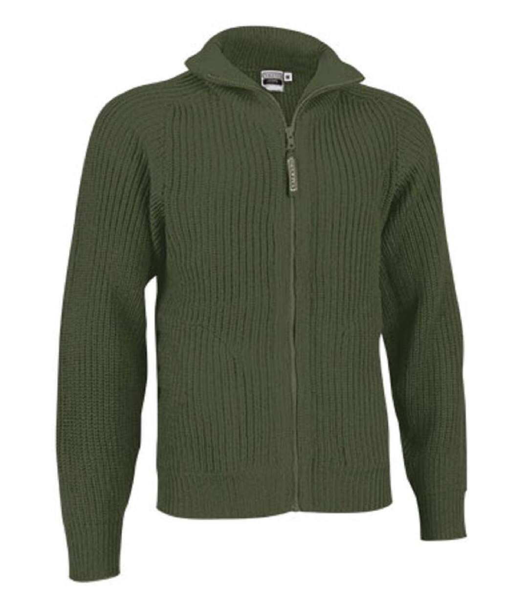 Gilet épais col camionneur - Homme - REF VESPA - vert militaire