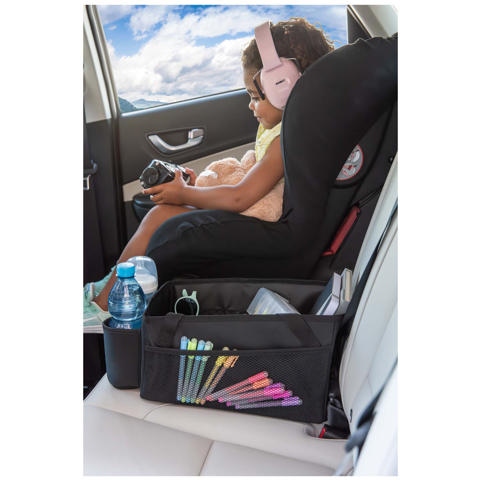 Dooky back seat basket Black