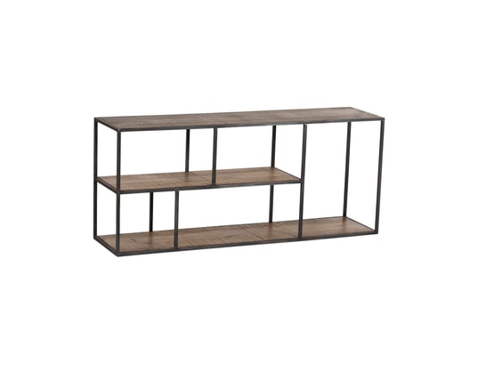 BOIS ET CHIFFONS CONCEPT - Etagère basse en bois et métal - mango stockholm