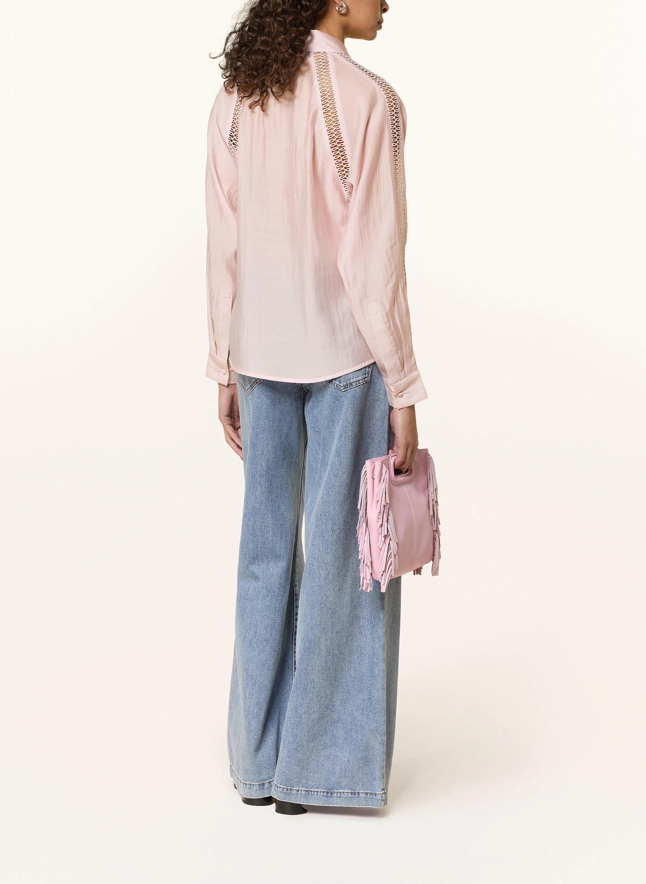 COPENHAGEN MUSE Hemdbluse CMMOLLY mit Spitze