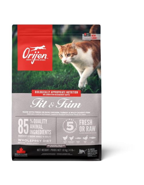 Orijen Whole Prey Fit & Trim Cat Kip&Kalkoen - Kattenvoer