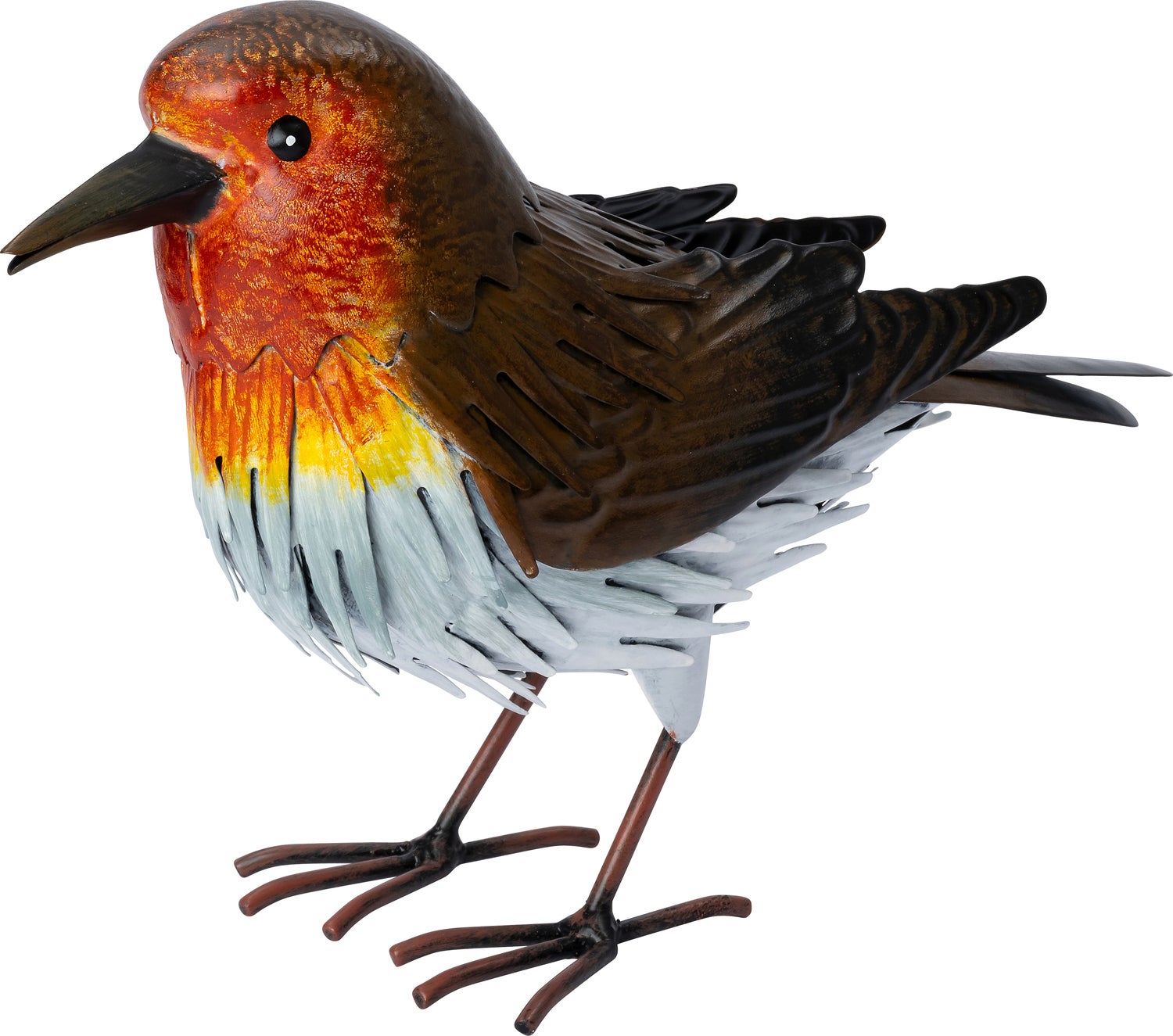 Intratuin tuinbeeld Aves vogel bruin 29 x 9,5 x 18,5 cm