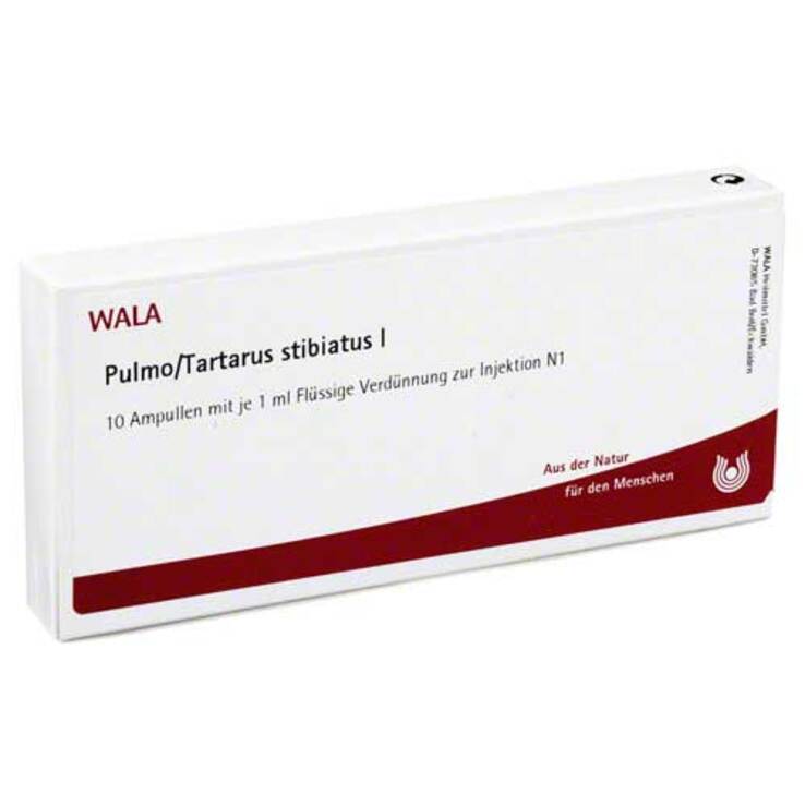 Pulmo / tartaricum STIB. I Ampullen, 10X1 ml