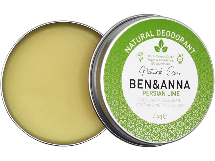 Ben & Anna Deo Crème Persian Lime 45 g Zuverlässiger und natürlicher Deo Cremestick mit Limonen-Duf
