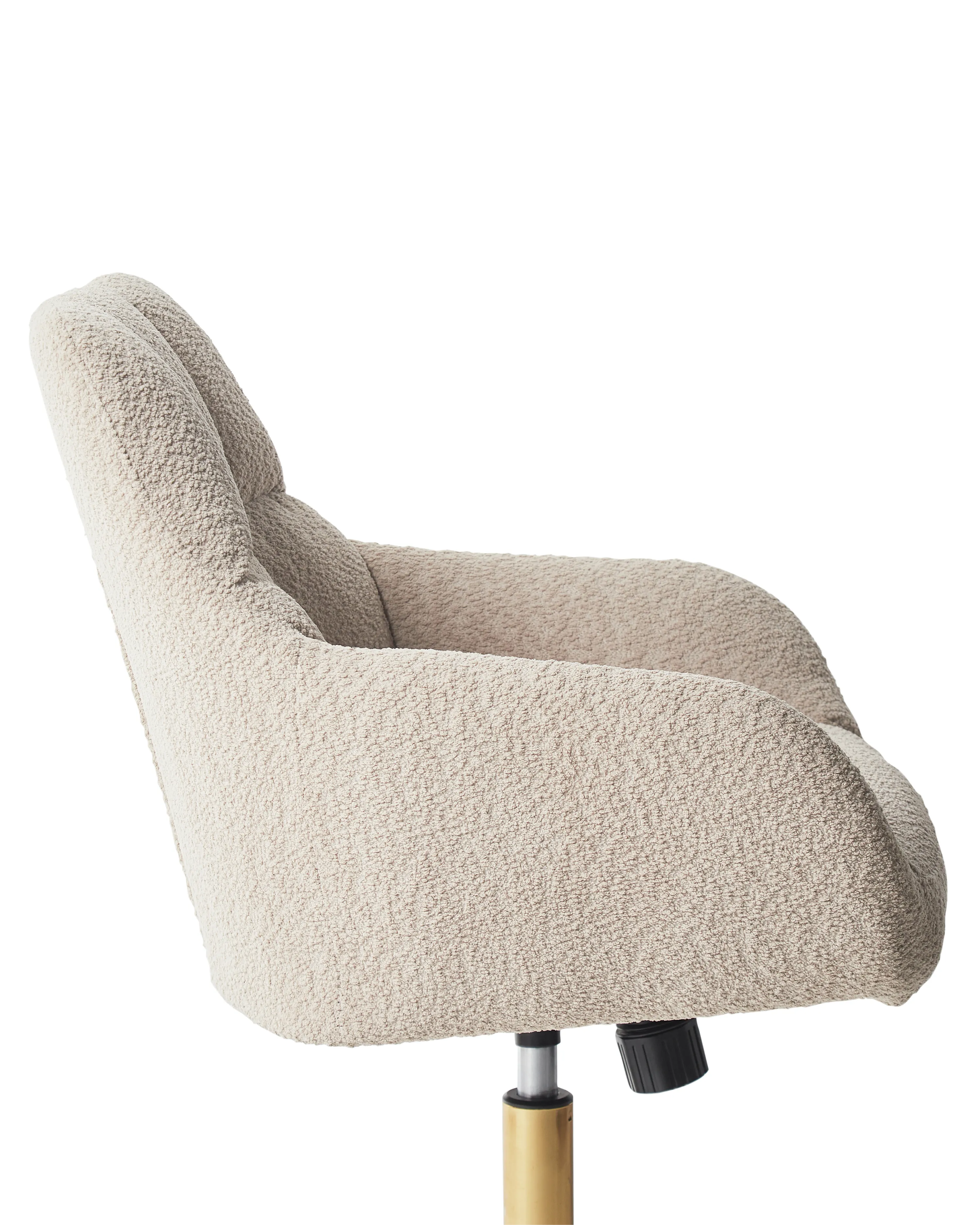 Bureaustoel PALMDALE Bouclé Beige