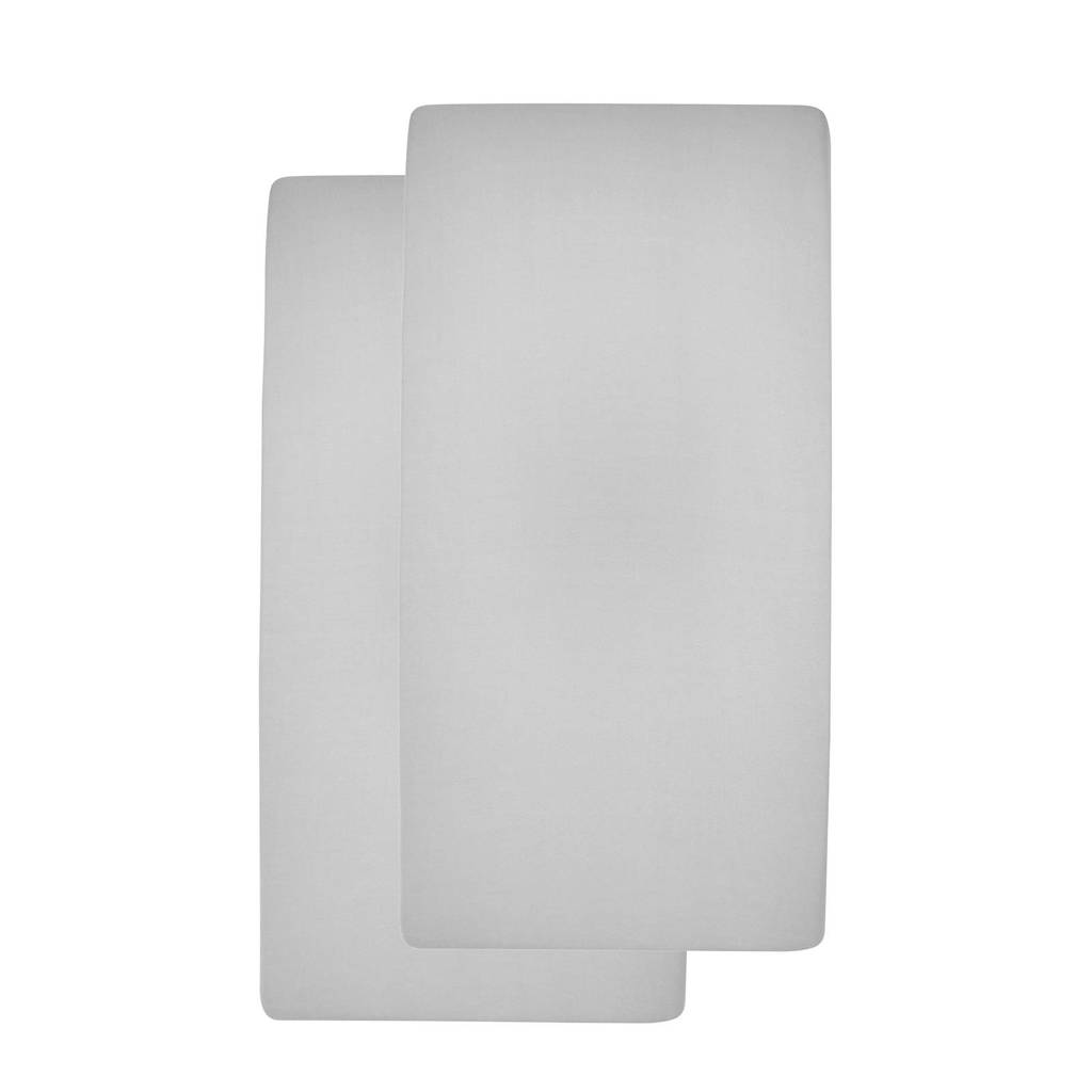 Prima hoeslakenskatoenen jersey kinderhoeslakenbed 70x140/150 cm (set van 2)