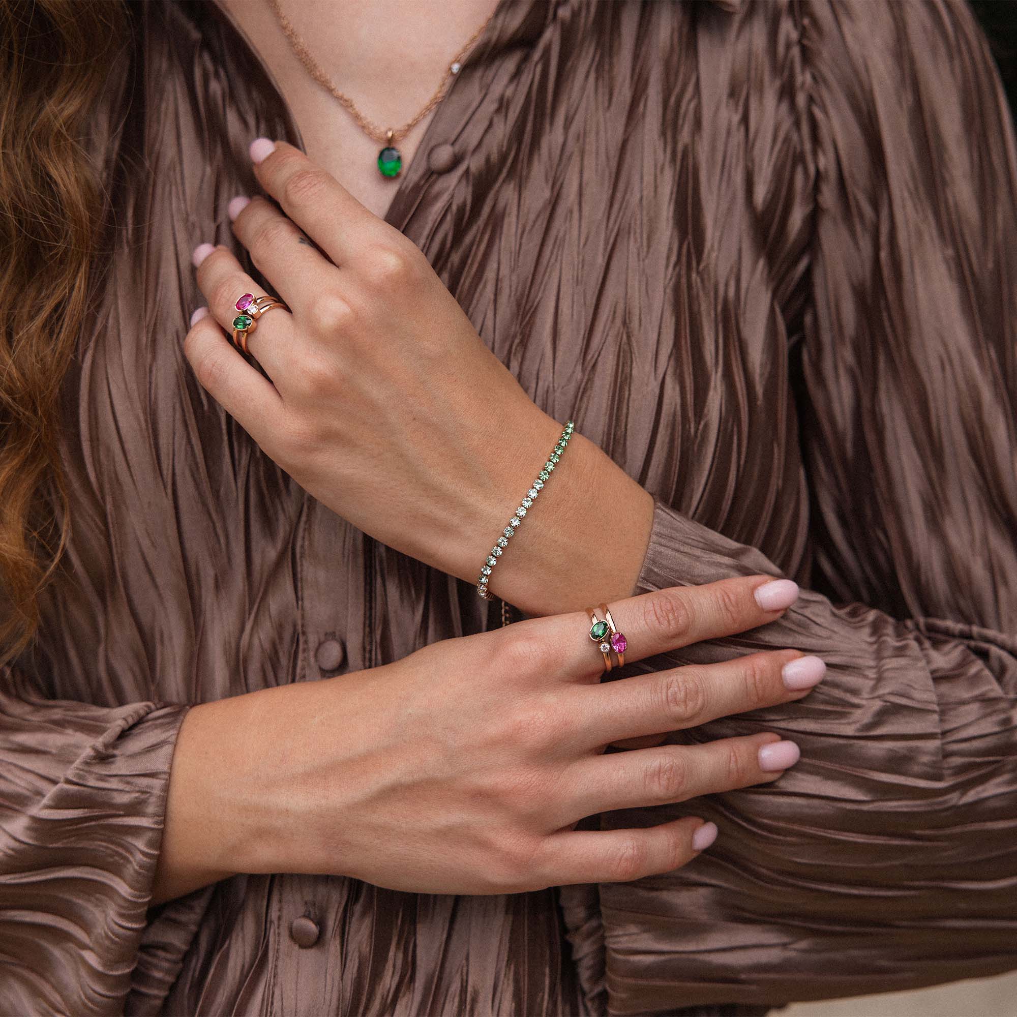 Green Glow Armband
