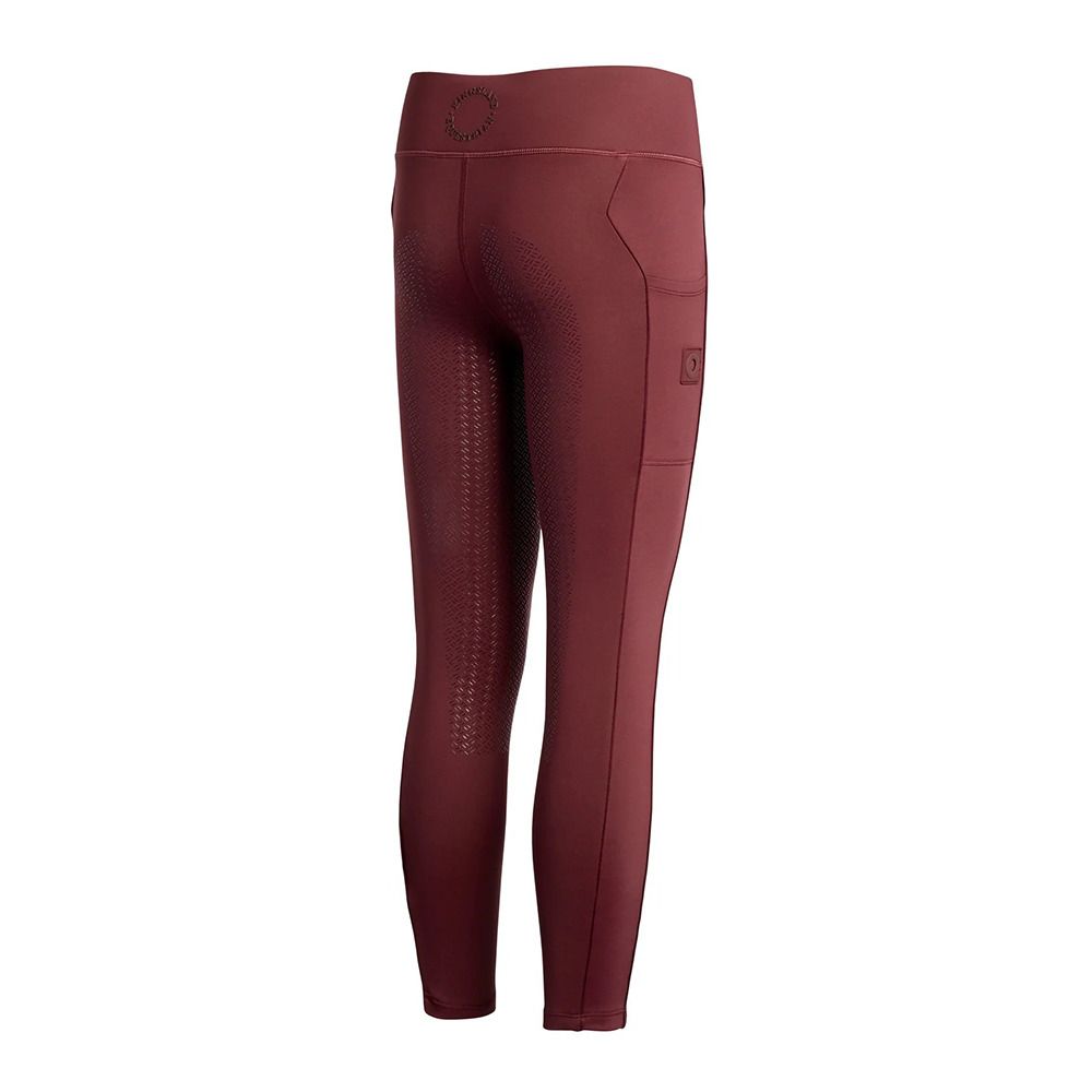 Kingsland KLKATTIE F-TEC4 F-GRIP - Legging fond de peau siliconé Femme red port royal