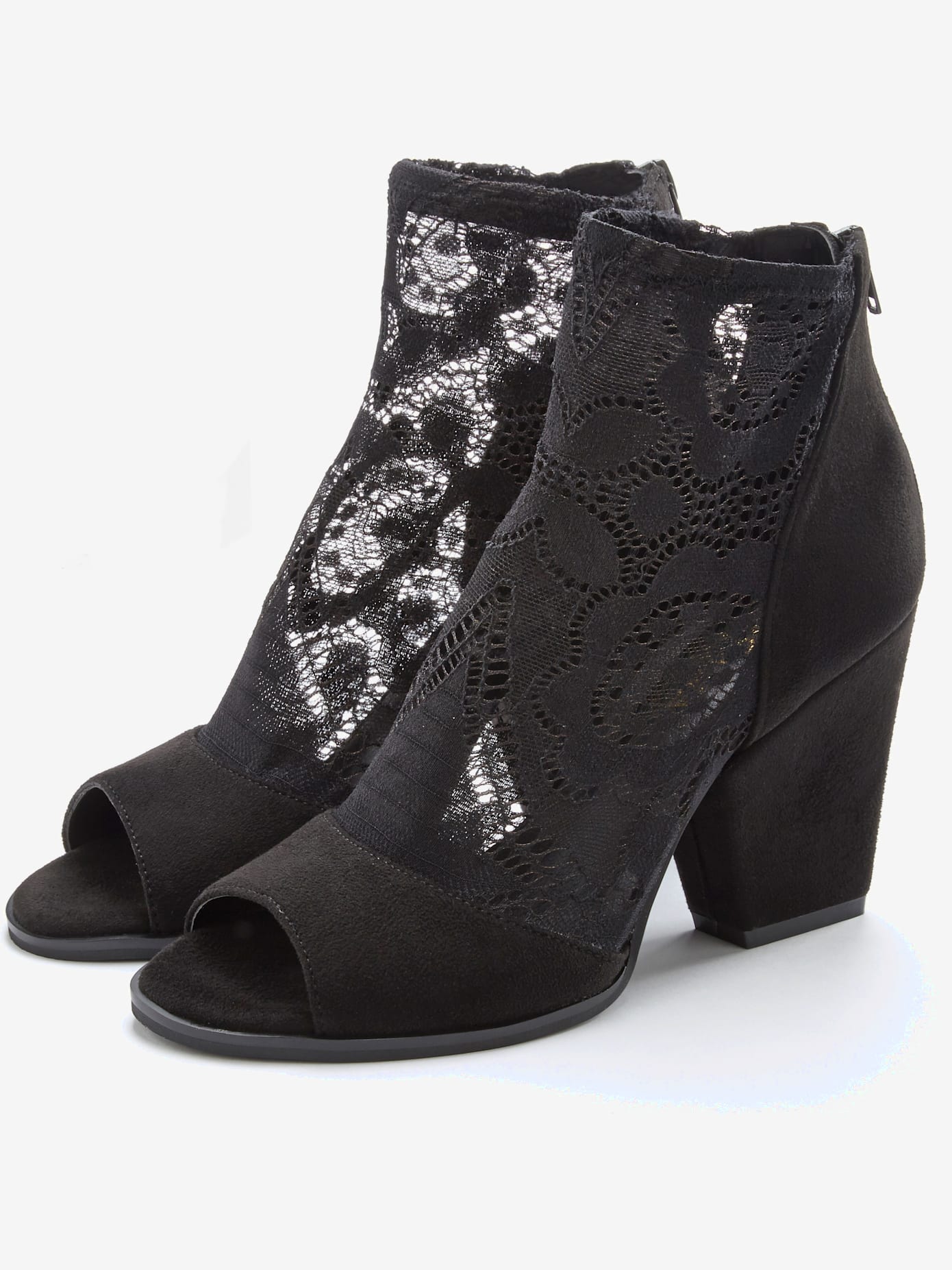 Bottines dentelle raffinée