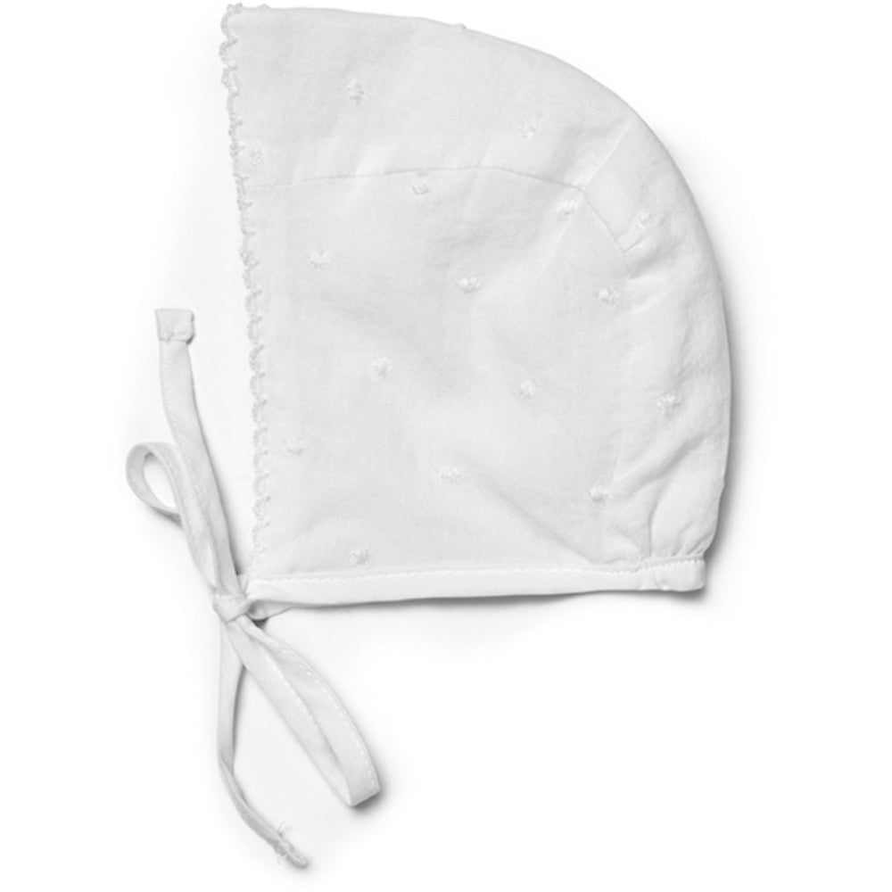 Køb Lalaby Linn Bonnet - White Dot