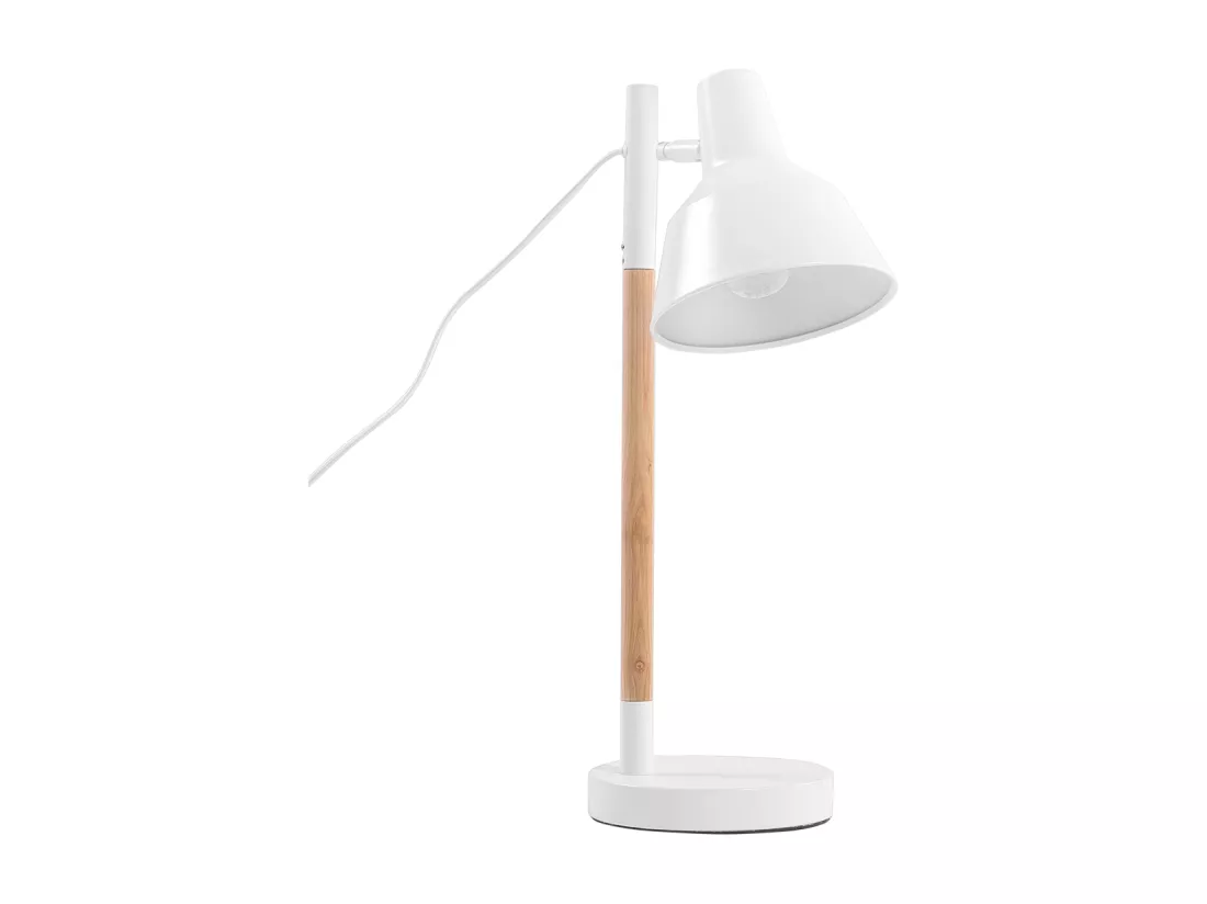 Lampe de bureau ALDAN Réglable Métal Blanc