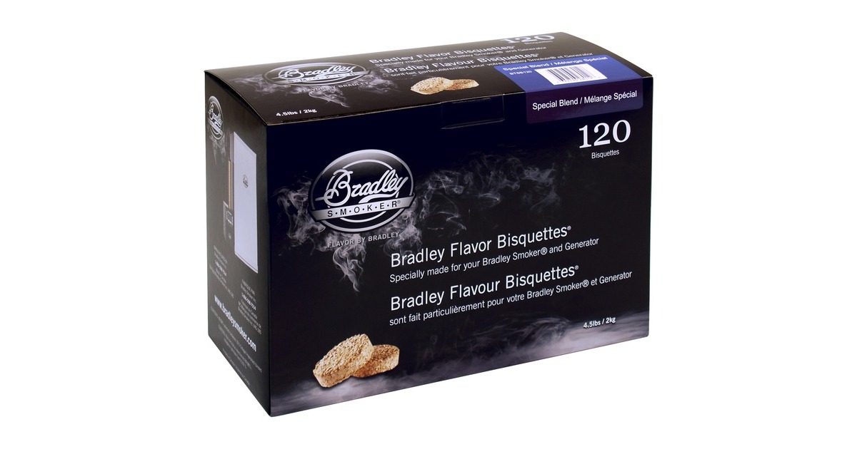 BradleySpecial Blend Wood Briketten rookhout  (120 stuks)