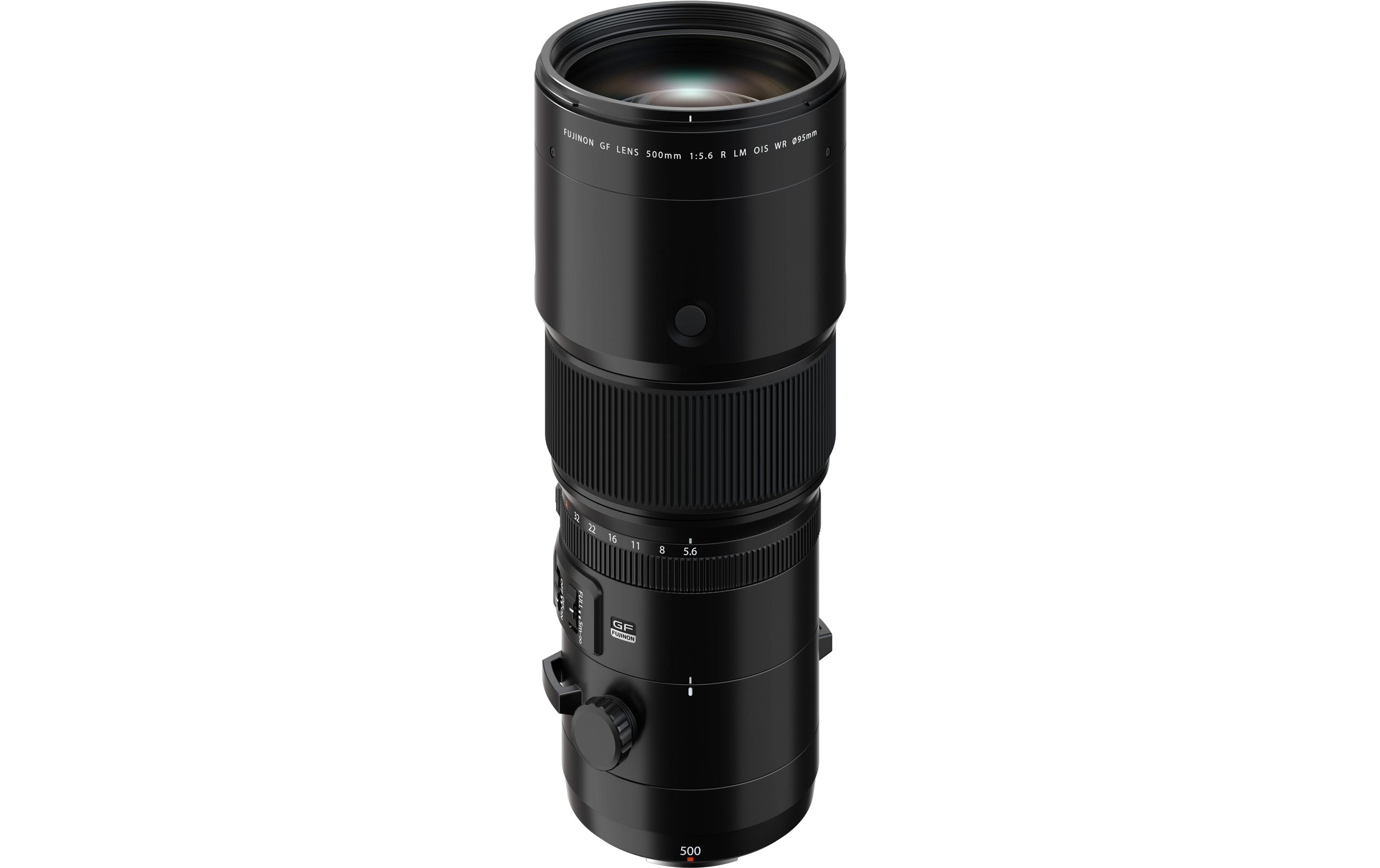 FUJINON GF 500mm F5.6 R LM OIS WR – Fujifilm G-Mount<br>Leichtes Super-Tele-Objektiv mit Bildstabilisator für die GFX Serie