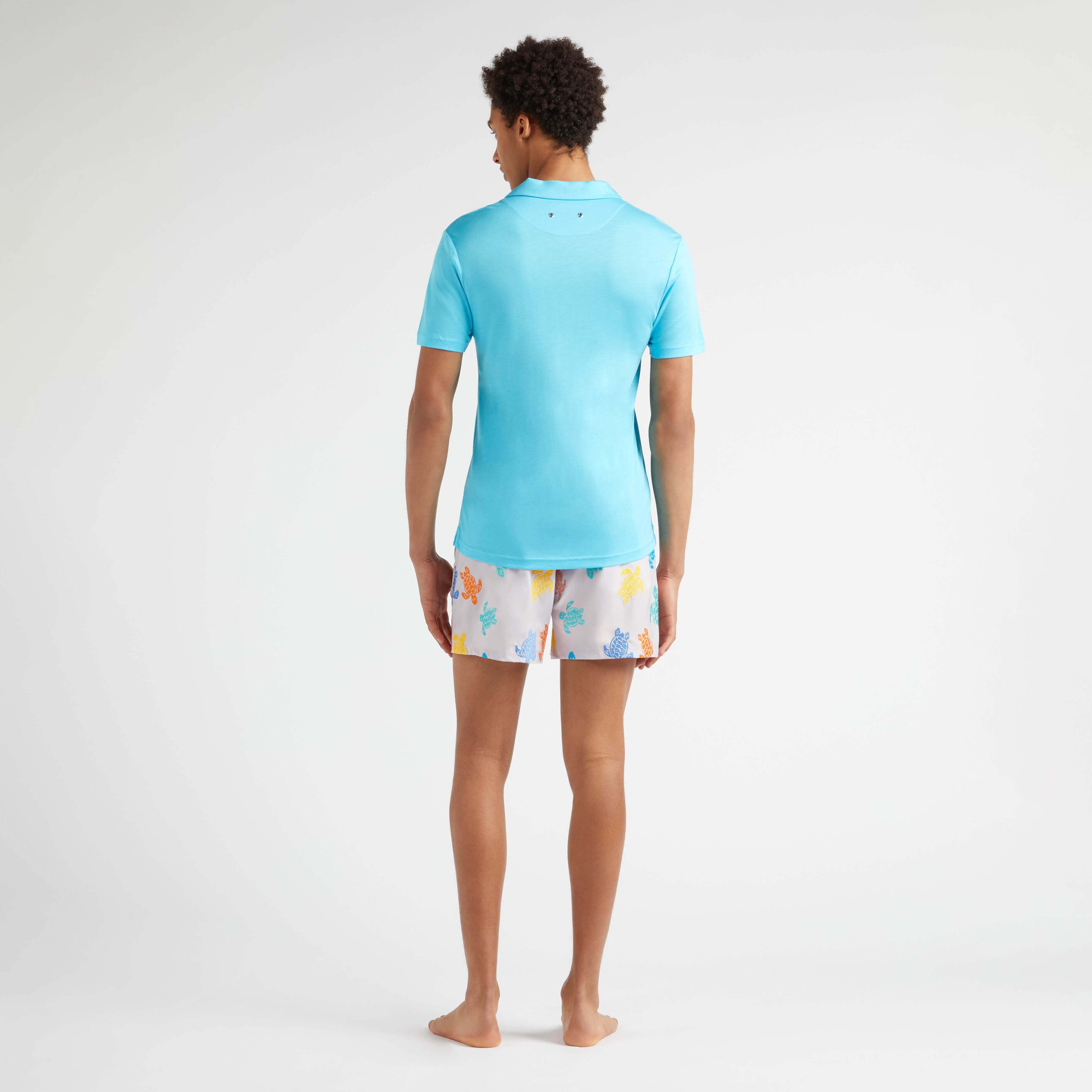 Polo en Tencel homme uni | Site Vilebrequin | PRLH9R02