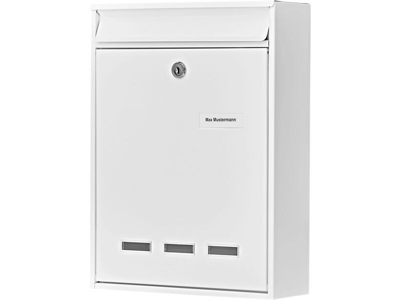 Burgwächter Briefkasten KÖLN 872 W Weiss Briefkasten