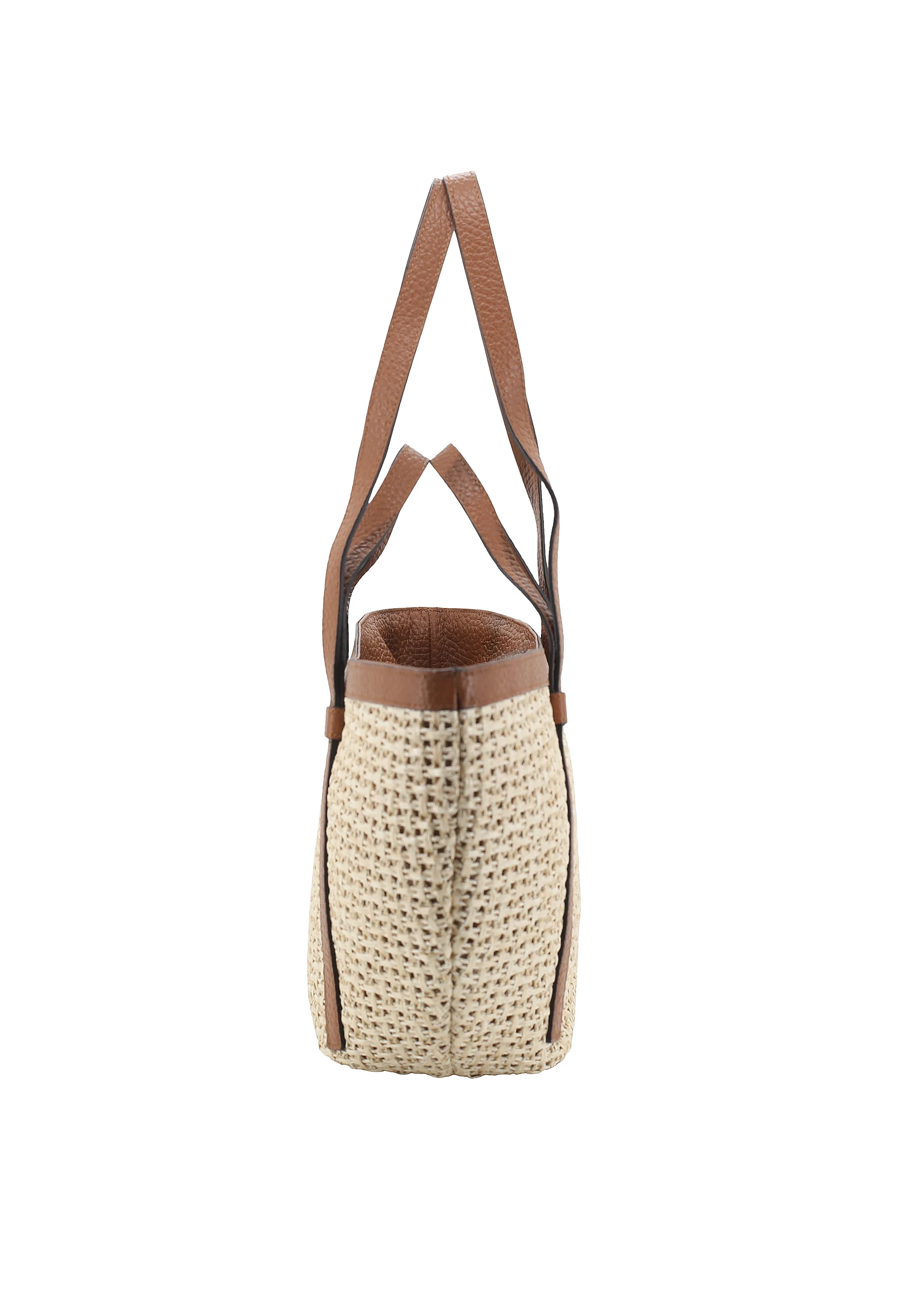 Shopper COSMO medium Raffia/leather Standard