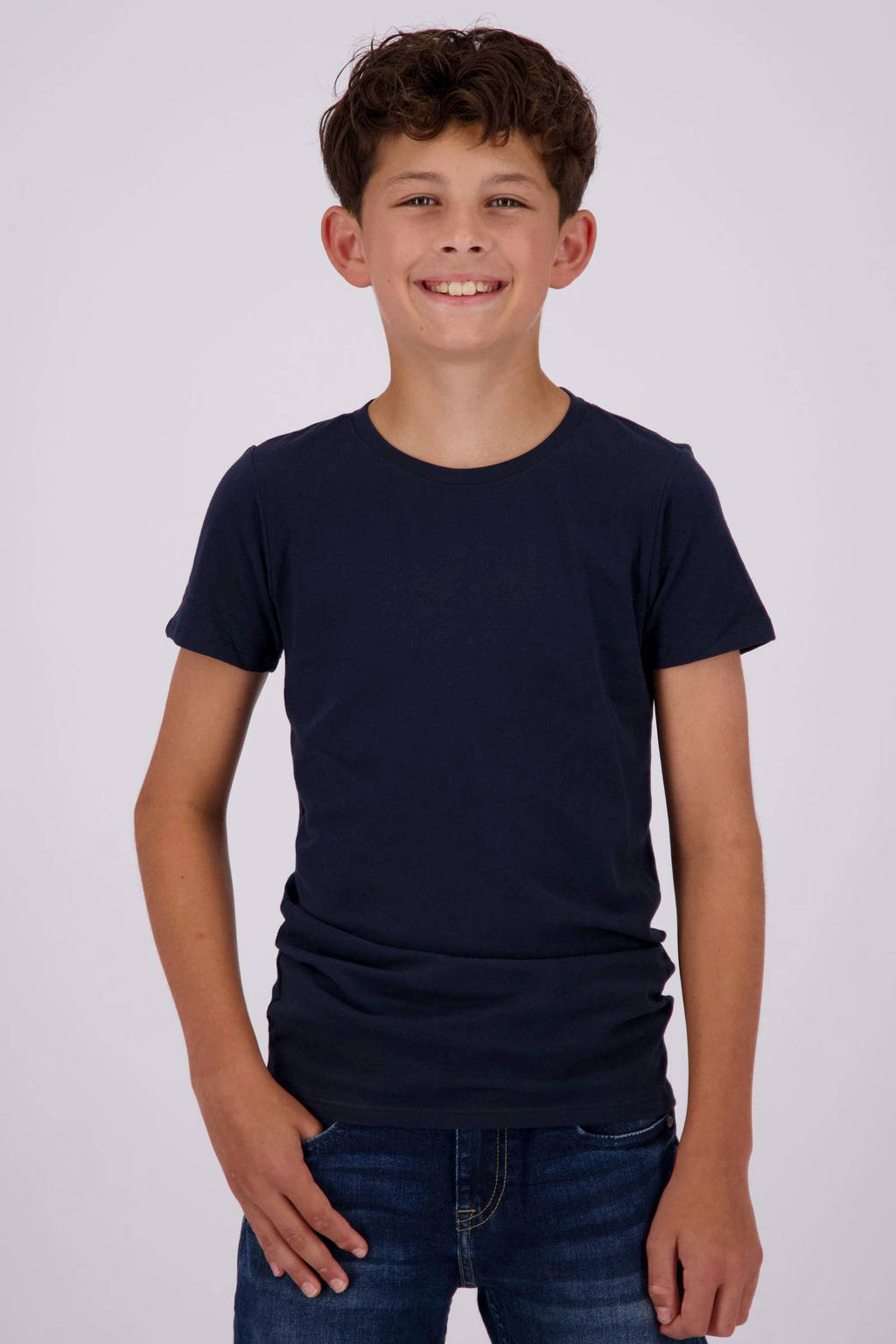 Vingino basic T-shirt - set van 2 donkerblauw