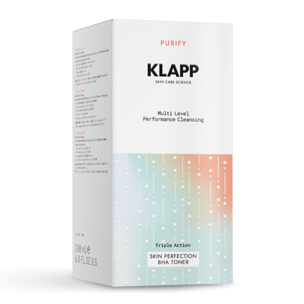 Klapp Multi Level Performance Cleansing Triple Action Skin Perfection BHA Toner 200ml