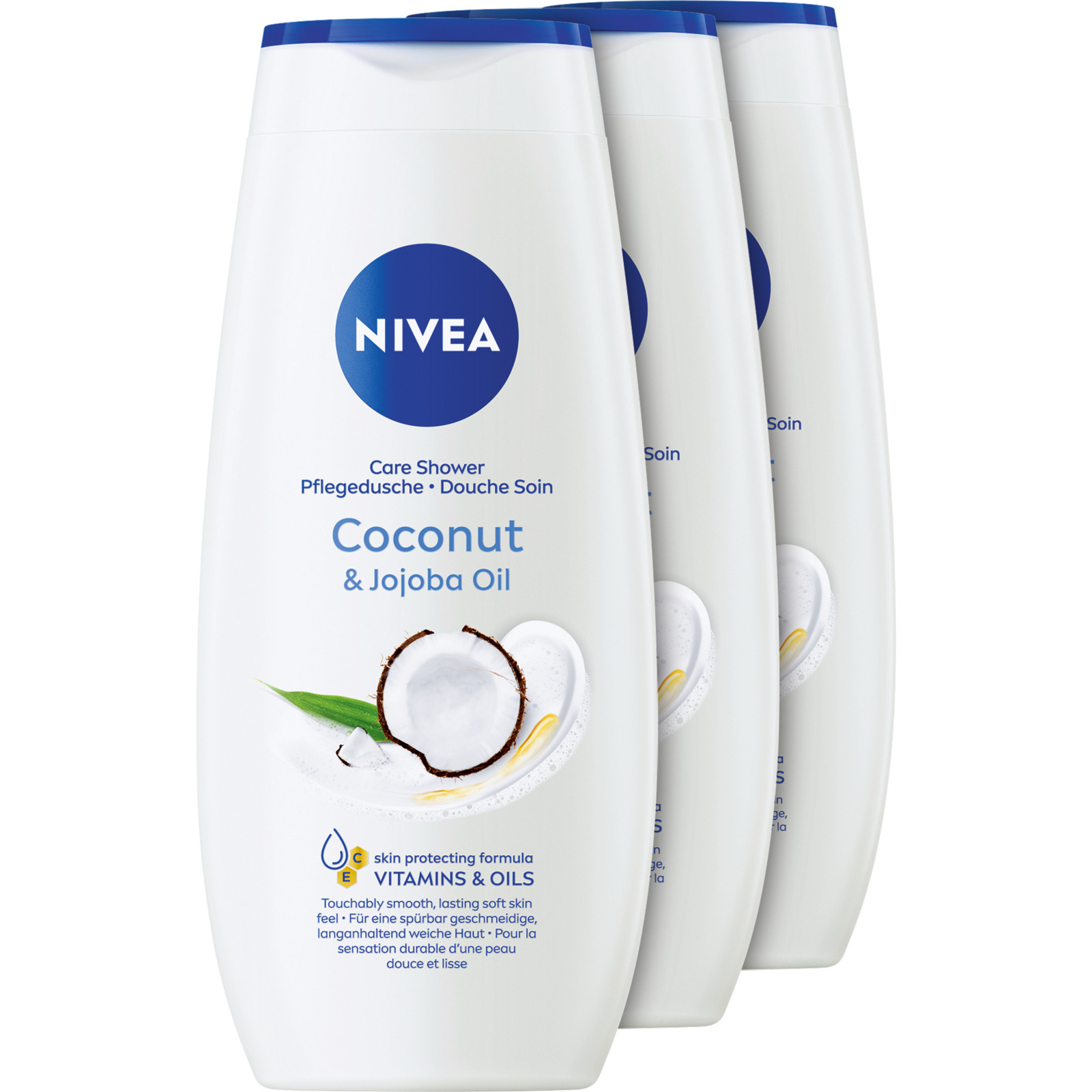 Nivea Pflegedusche Coconut & Jojoba Oil 3 x 250 ml