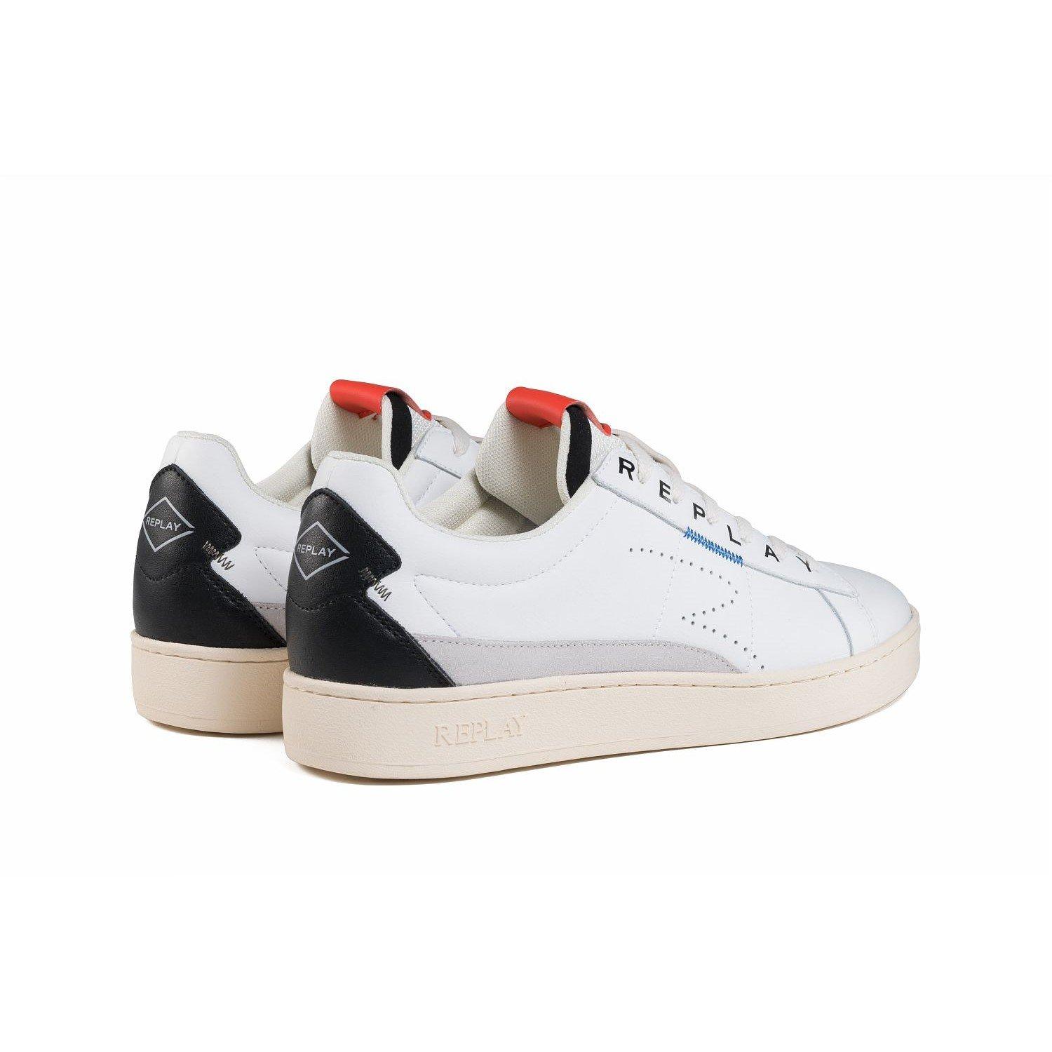 Replay Logo Trainers Mens