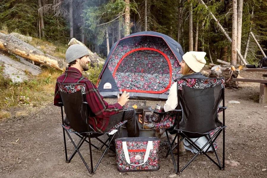 Vera Bradley + Coleman&reg; Skydome&trade; 4-Person Camping Tent
