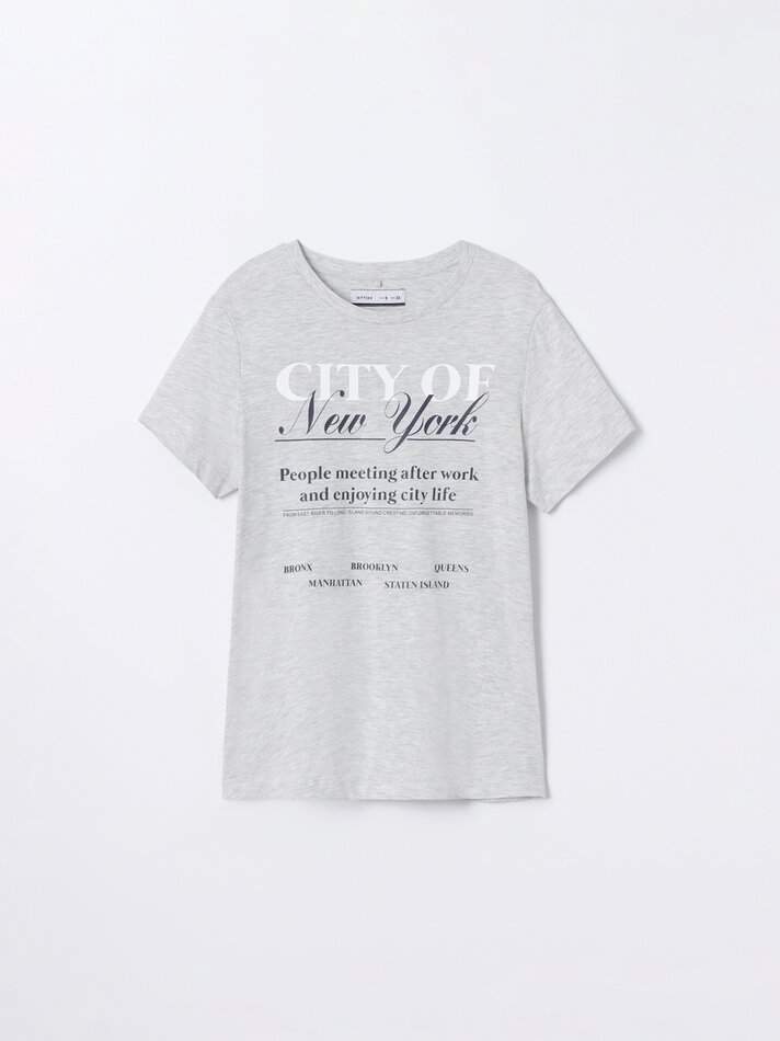 Pacote com 2 camisetas estampadas - Coral Forte